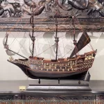 mô hình thuyền buồm gỗ (1249)