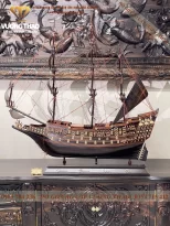 mô hình thuyền buồm gỗ (1249)