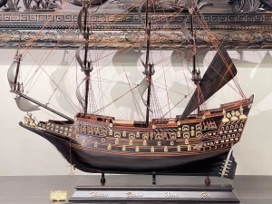 mô hình thuyền buồm gỗ (1249)