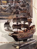 mô hình thuyền buồm gỗ (1250)