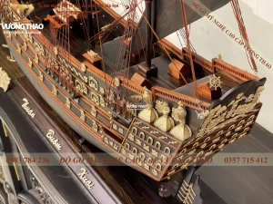 mô hình thuyền buồm gỗ (1252)