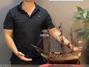 mô hình thuyền buồm gỗ (1401)
