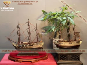 mô hình thuyền buồm gỗ (1402)