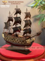 mô hình thuyền buồm gỗ (1404)