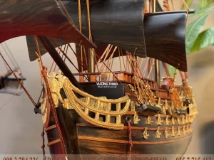 mô hình thuyền buồm gỗ (1405)