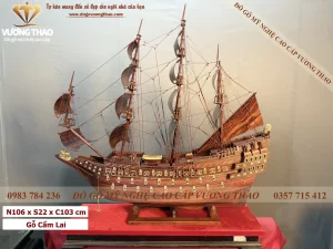 thuyền buồm gỗ (823)