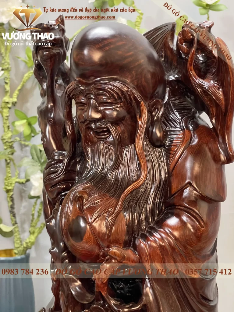 tượng gỗ ông thọ (373)