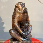 tượng khỉ gỗ mun hoa (1798)