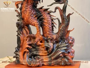 tượng rồng gỗ trắc (1592)