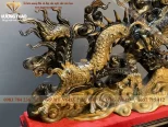 tượng rồng phong thủy gỗ mun hoa (1181)