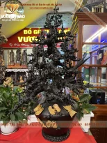 bình hoa Mai gỗ Mun Sừng (949)