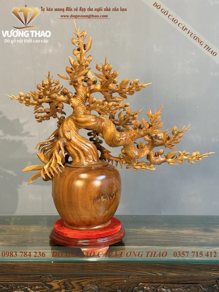 bình mai gỗ nu ngọc am (1906)