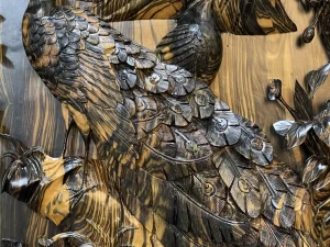 tranh phu thê viên mãn gỗ (392)