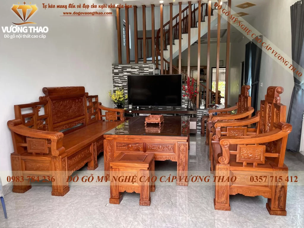 bàn giao bàn ghế tứ trụ về hà nam (941)