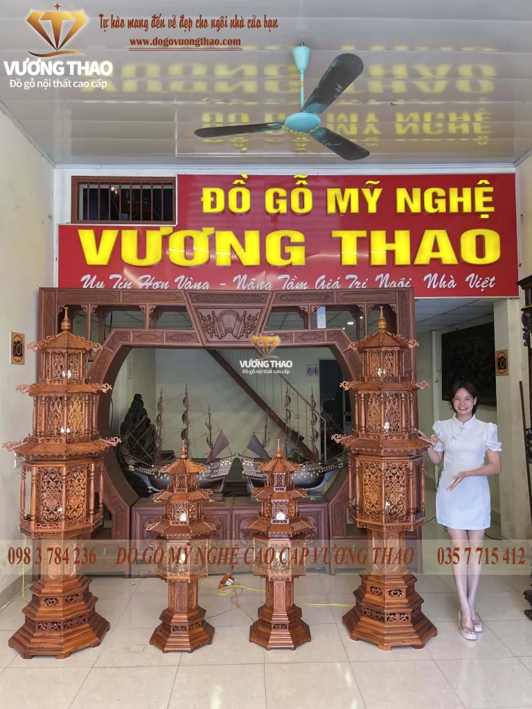 đèn thờ bằng gỗ (1519)