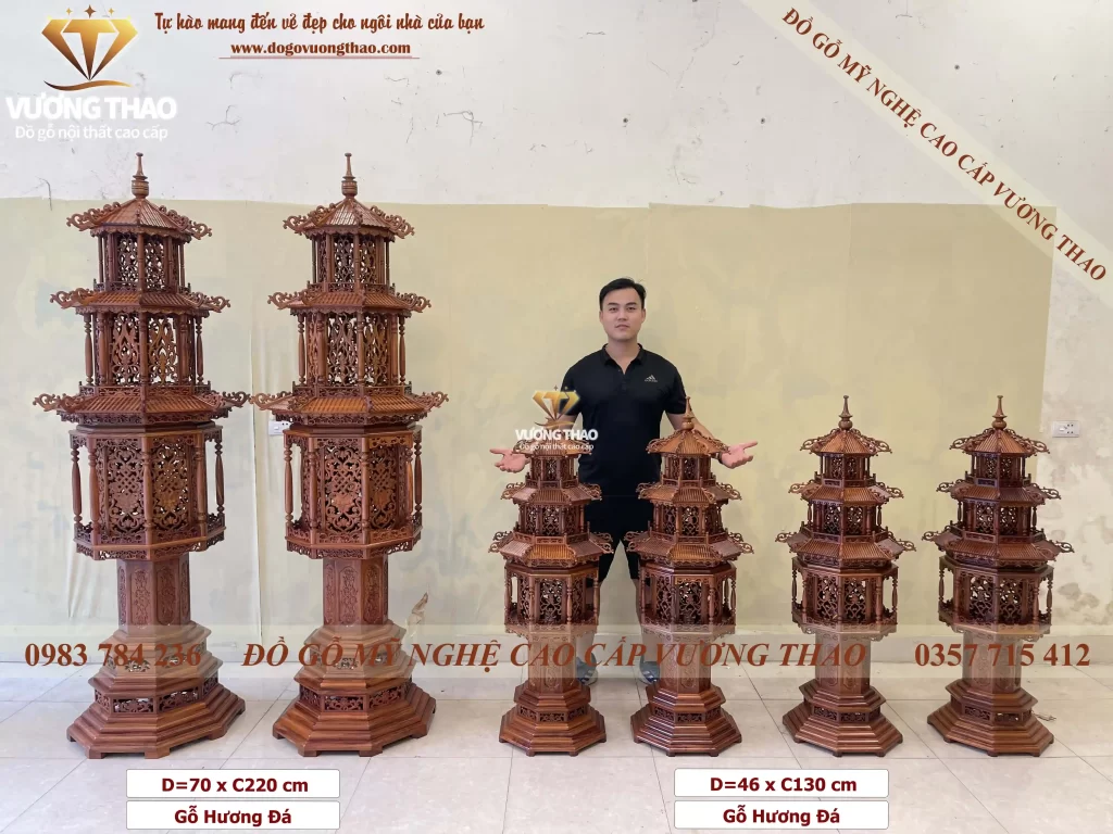 đèn thờ bằng gỗ (1521)