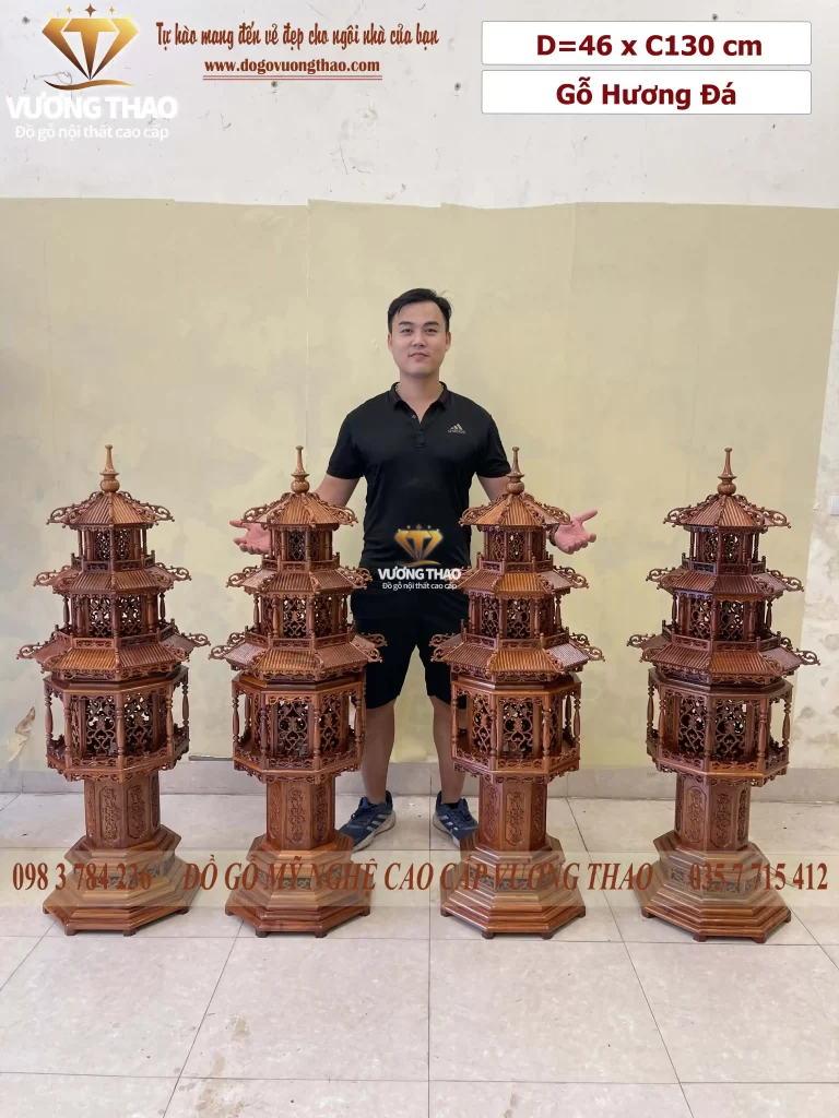 đèn thờ bằng gỗ (1522)