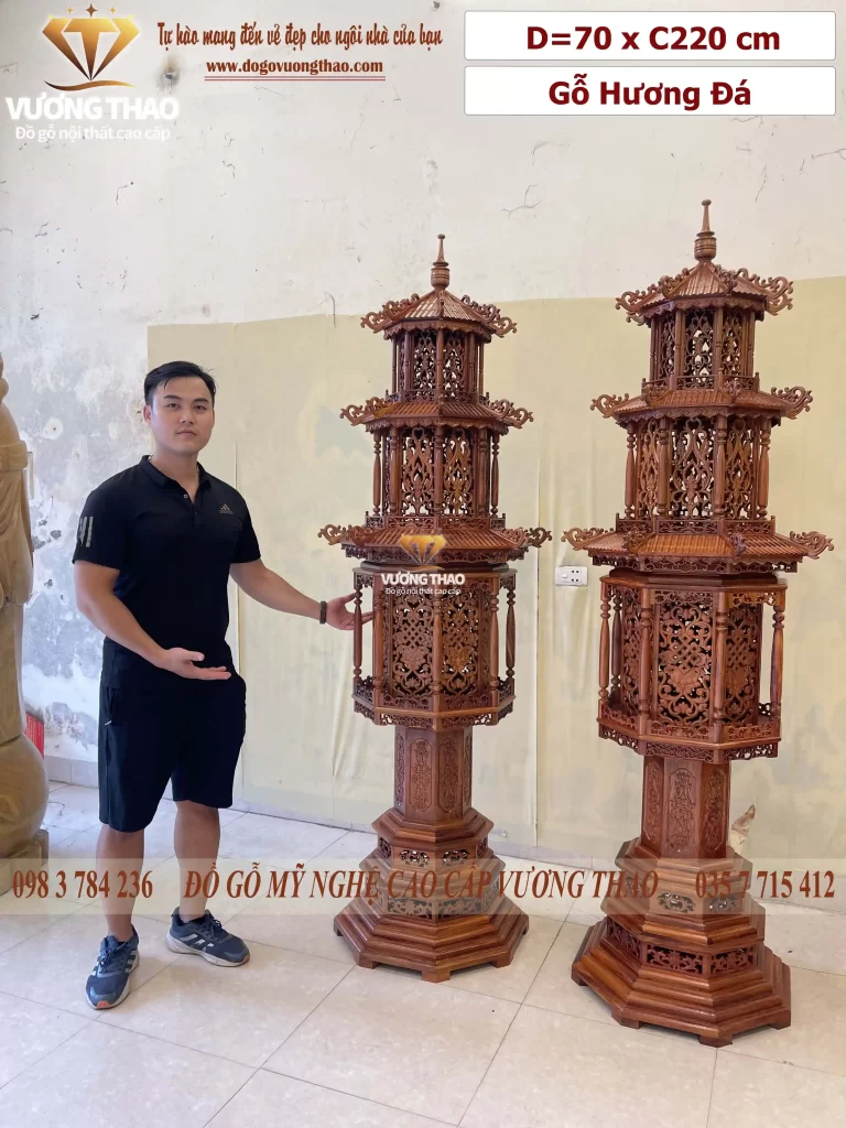 đèn thờ bằng gỗ (1523)