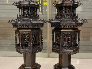 đèn thờ bằng gỗ (404)