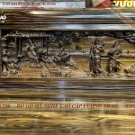 Bộ bàn ghế Trường Kỷ gỗ Mun hoa (901)