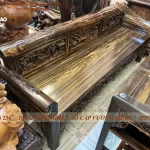 Bộ bàn ghế Trường Kỷ gỗ Mun hoa (905)