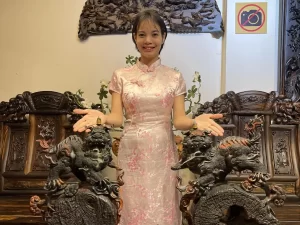 Nghê Xông Trầm gỗ Trắc đỏ đen (877)