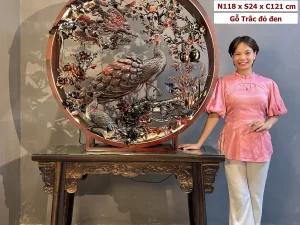 bức bình phong gỗ (2143)