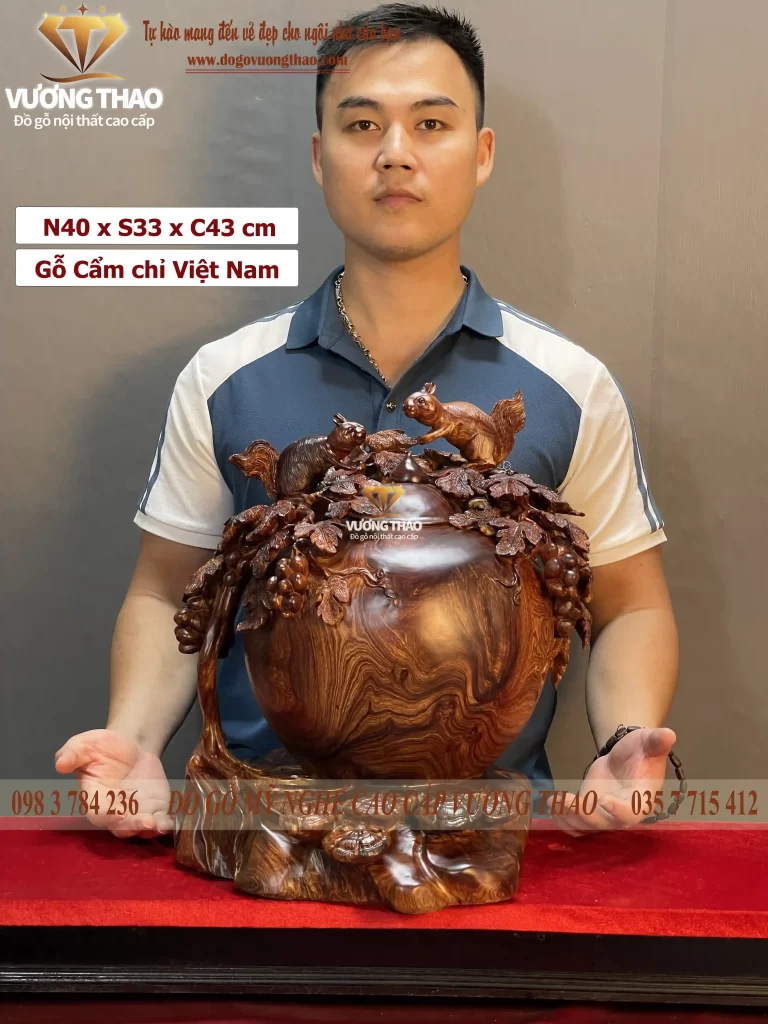 bình phú quý gỗ cẩm (1065)