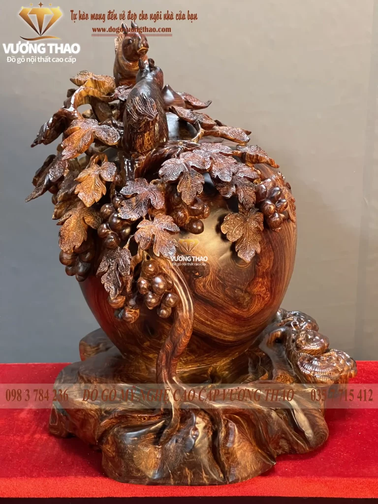 bình phú quý gỗ cẩm (1070)