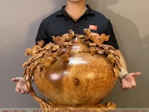 bình phú quý gỗ nu hương (1258)