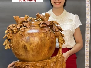 bình phú quý gỗ nu hương (442)
