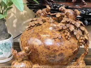 bình phú quý gỗ nu ngọc am (1432)