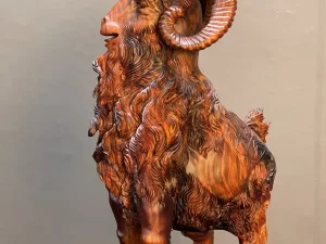 tượng dê bằng gỗ trắc (833)