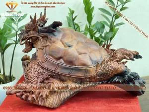 Tượng Long Quy gỗ Cẩm Lai (742)