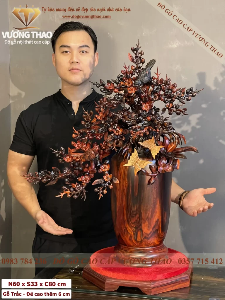 bình mai phú quý gỗ trắc (1801)