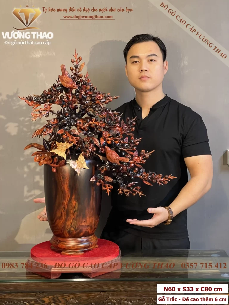 bình mai phú quý gỗ trắc (1806)