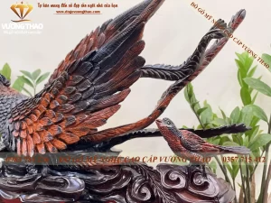 tượng gỗ phượng hoàng (746)