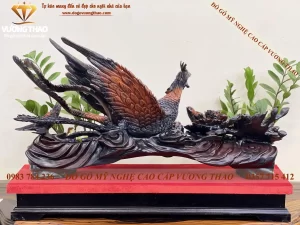 tượng gỗ phượng hoàng (747)