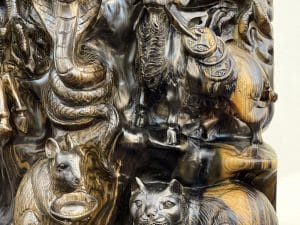 tượng 12 con giáp bằng gỗ 4