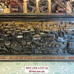 tranh đồng quê gỗ mun hoa (1268)