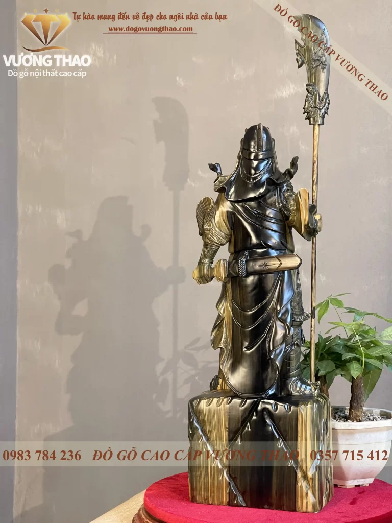 tượng quan vũ bằng gỗ (1678)