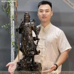 tượng quan vũ bằng gỗ (195)