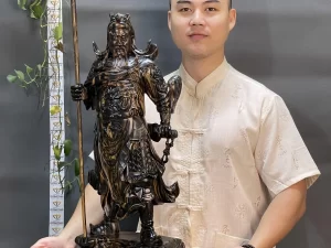 tượng quan vũ bằng gỗ (195)