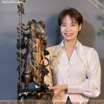 tượng quan vũ bằng gỗ cao cấp (197)