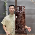 tượng quan vũ bằng gỗ cao cấp (199)