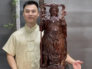 tượng quan vũ bằng gỗ cao cấp (199)