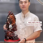 đồng hồ gỗ để bàn (558)
