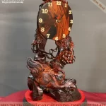 đồng hồ gỗ để bàn (559)