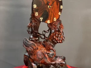 đồng hồ gỗ để bàn (559)