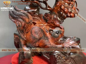 đồng hồ gỗ để bàn (560)